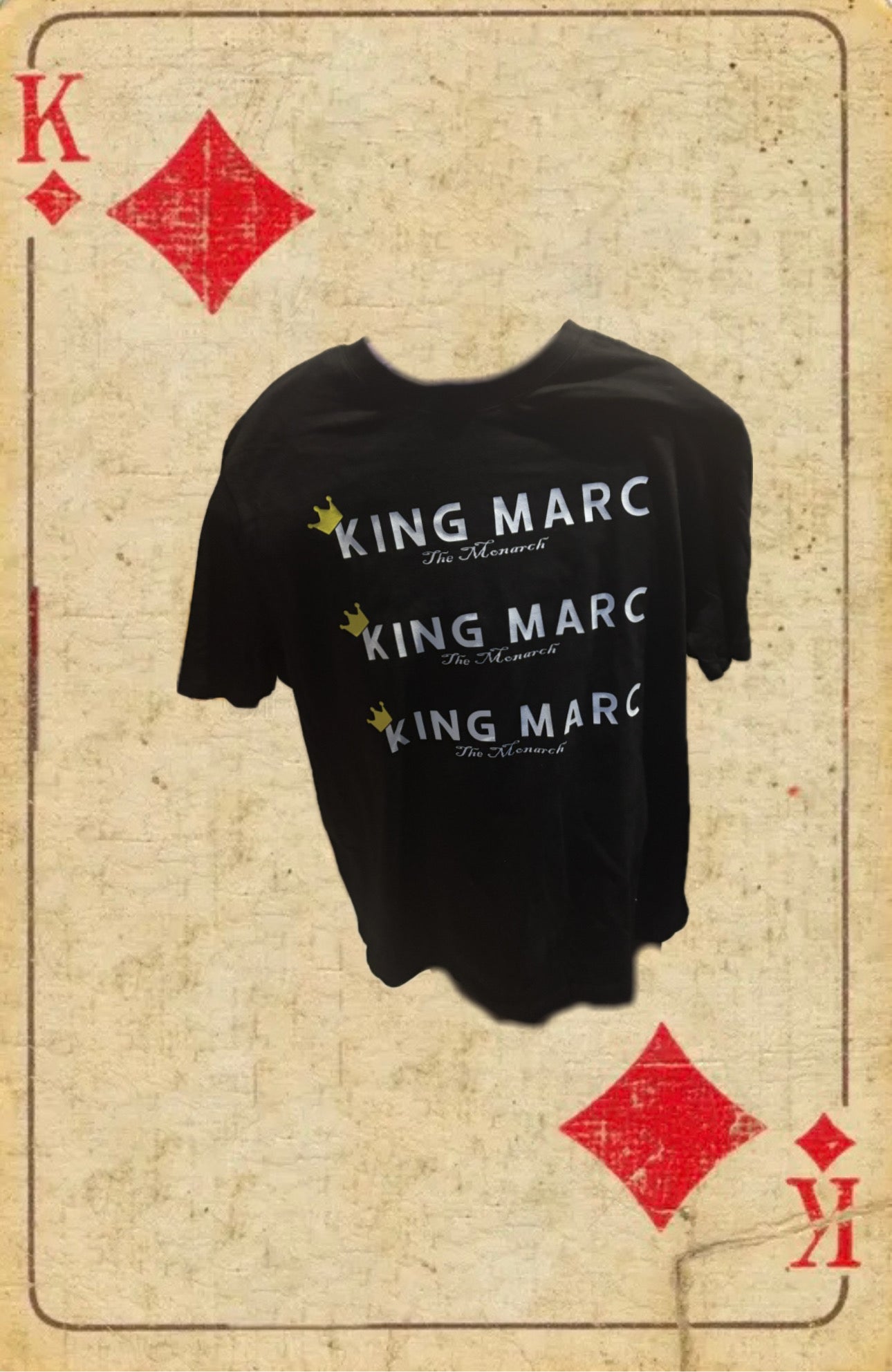 KING MARC Repeat Logo T-Shirt - EMBRACE YOUR EGO collection