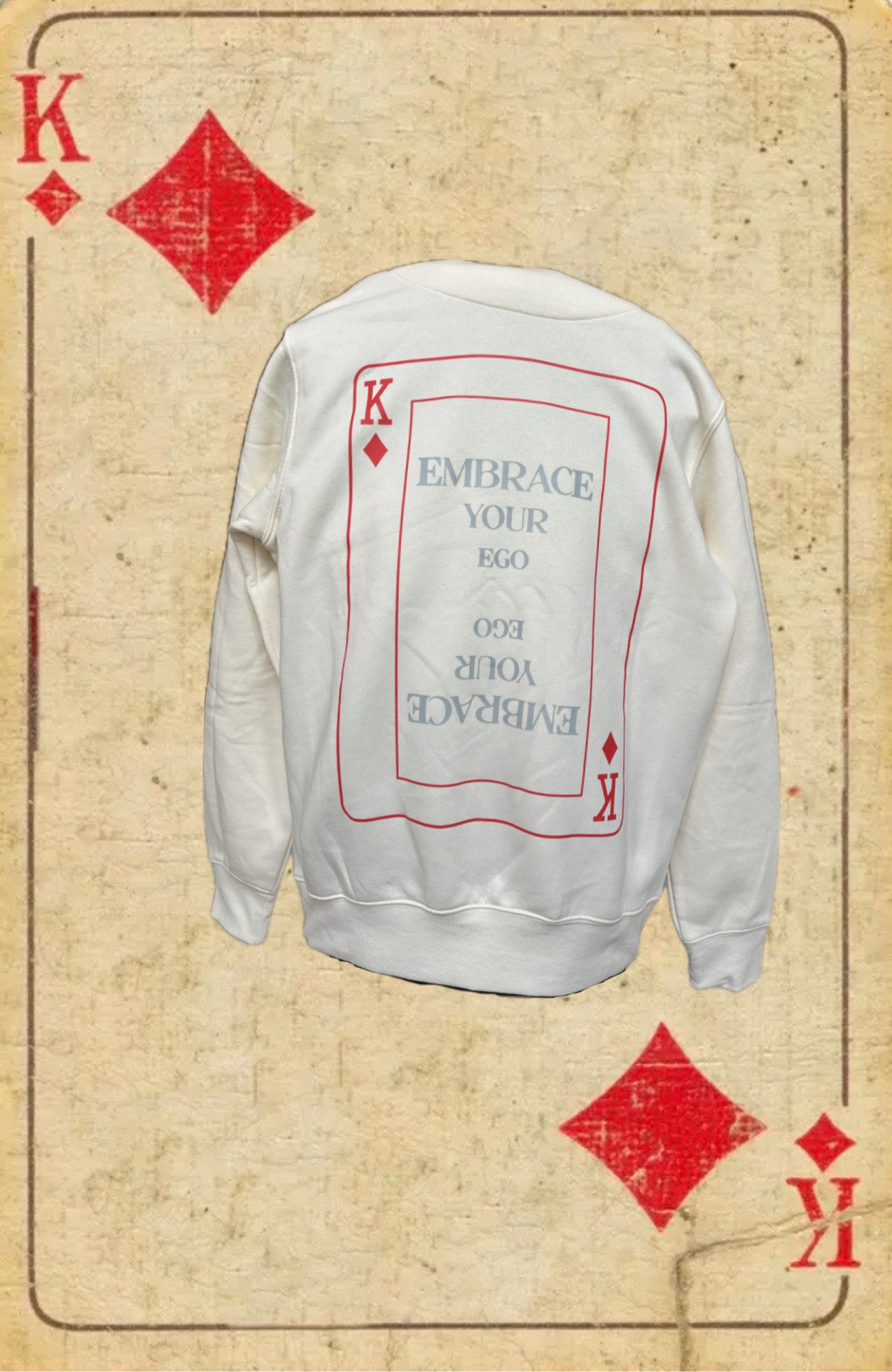 KING MARC Repeat Logo Hoodie - EMBRACE YOUR EGO collection