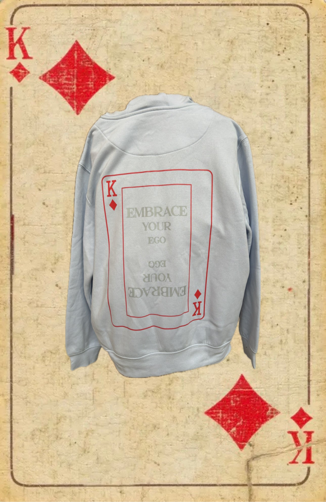 KING MARC Repeat Logo Hoodie - EMBRACE YOUR EGO collection