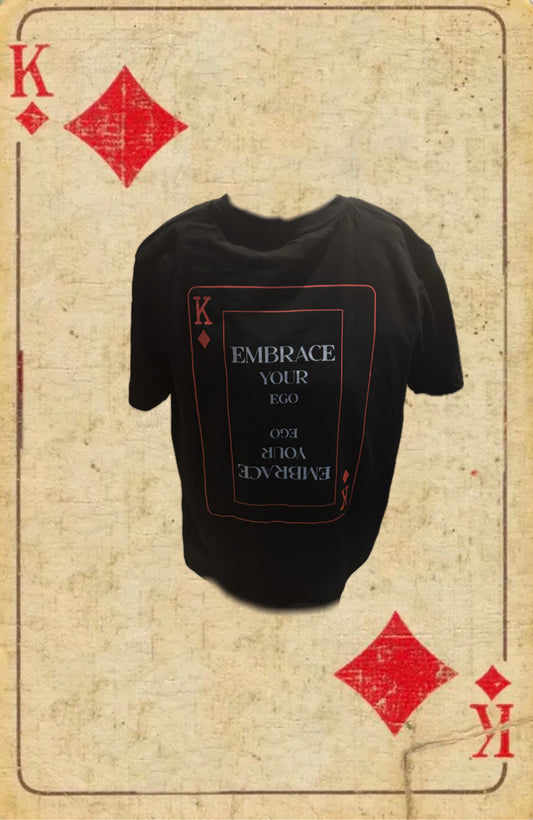 KING MARC Repeat Logo T-Shirt - EMBRACE YOUR EGO collection