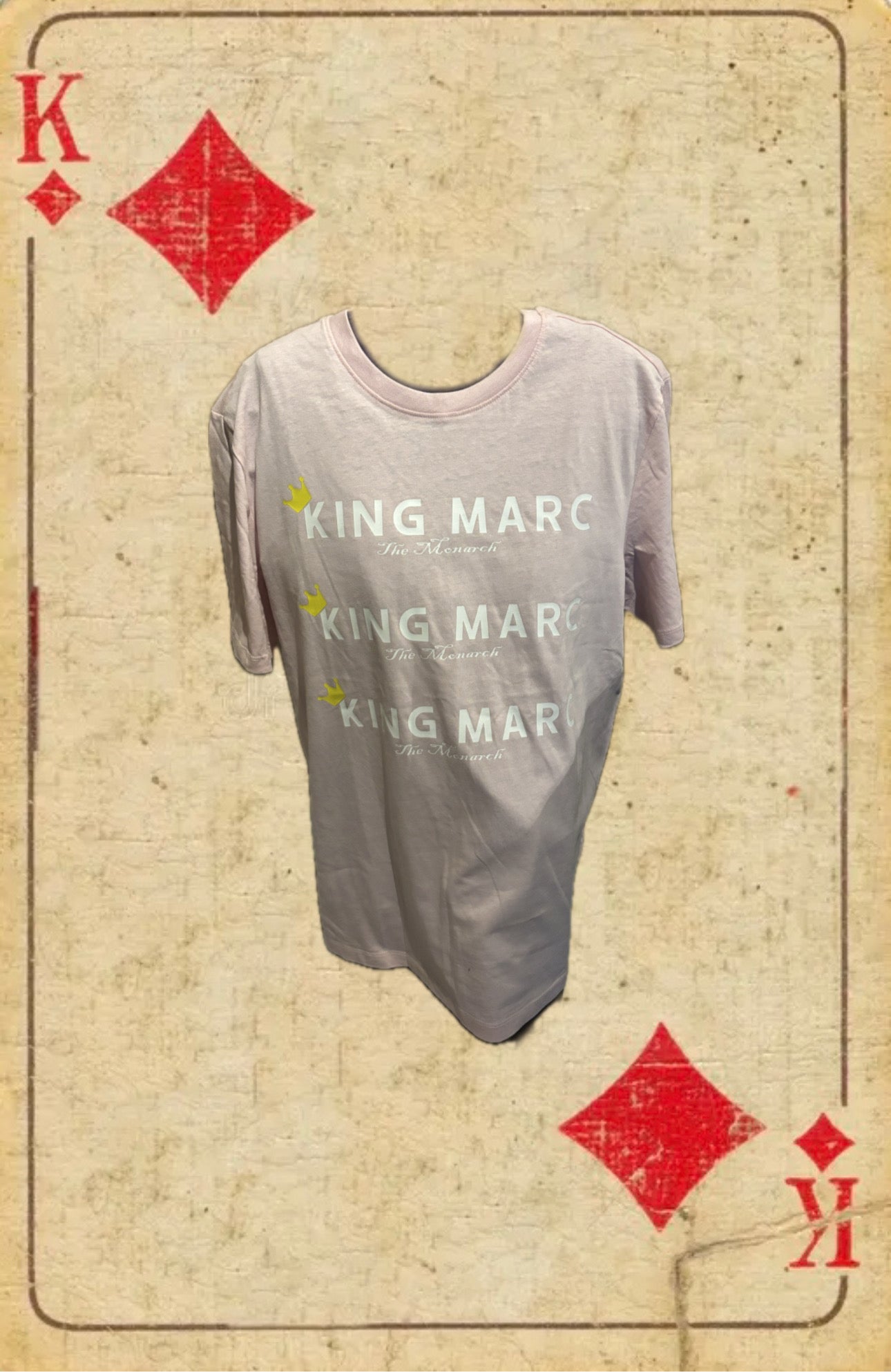 KING MARC Repeat Logo T-Shirt - EMBRACE YOUR EGO collection