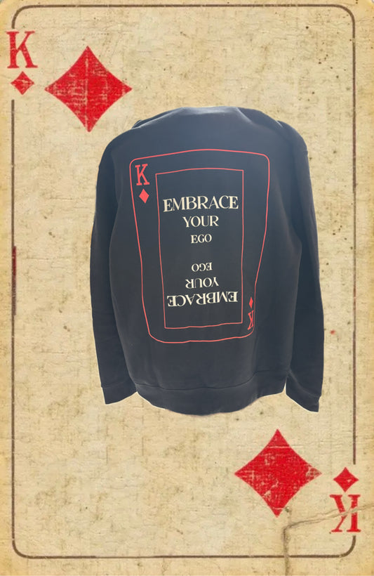 KING MARC Repeat Logo Hoodie - EMBRACE YOUR EGO collection