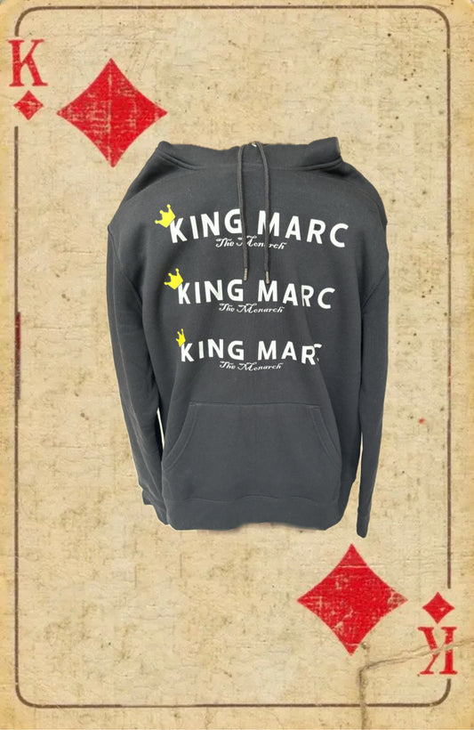 KING MARC Repeat Logo Hoodie - EMBRACE YOUR EGO collection
